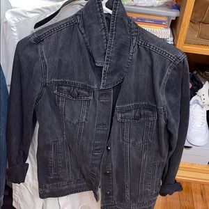 Black jean jacket